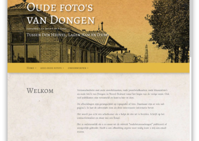 Oude foto’s van Dongen